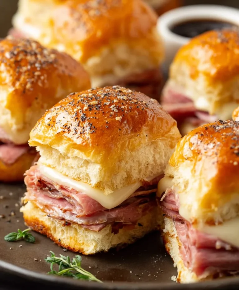 Beef Beef Ham Cheese Sliders – Easy Crowd-Pleaser Recipe