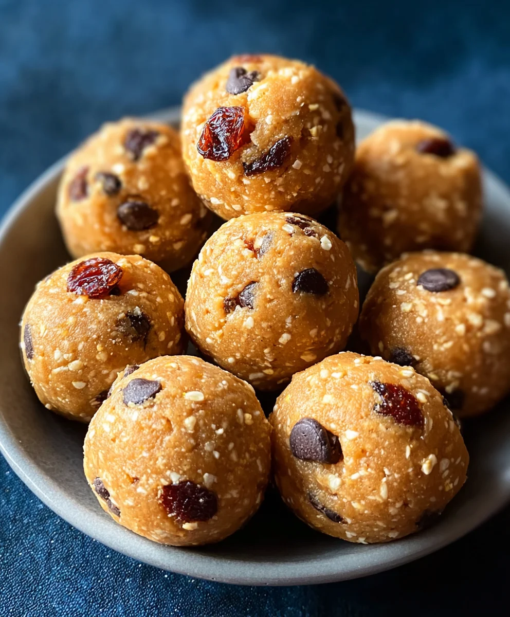 No-Bake Chickpea Cookie Bites-Easy Healthy Snack