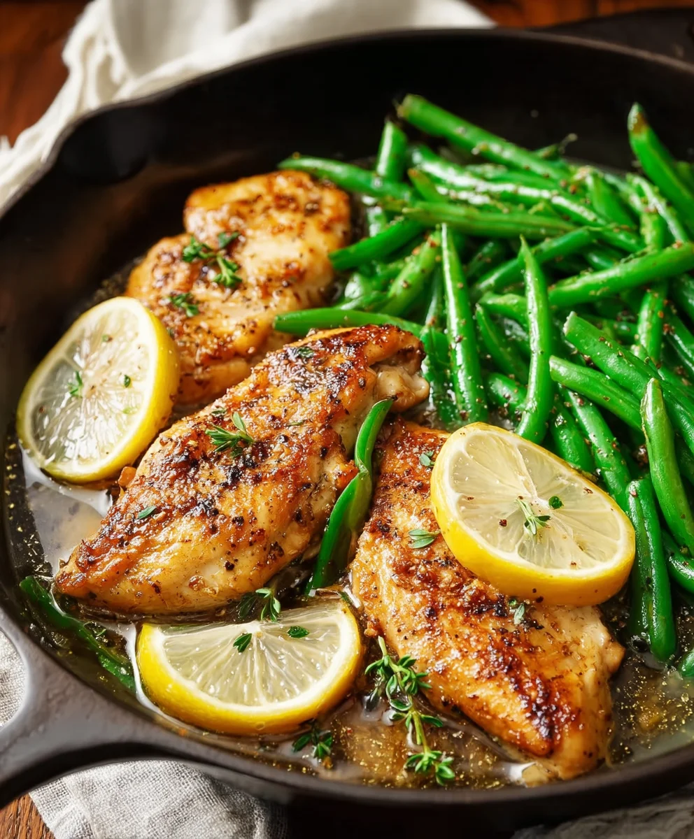 Lemon Garlic Butter Chicken Skillet - Quick Meal