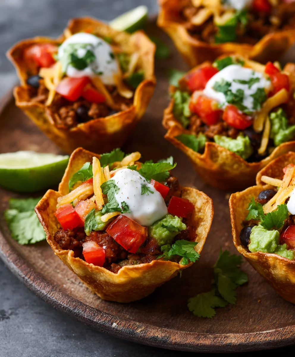 Easy Taco Cups-Quick Beef & Veggie Recipe