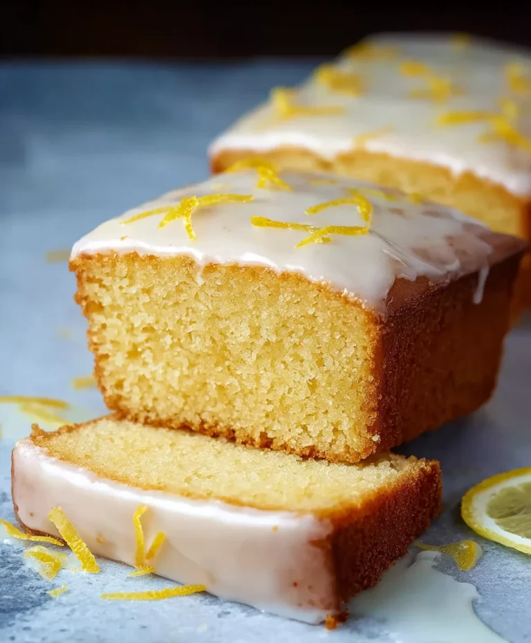 Easy Lemon Drizzle Traybake Cake-Simple & Delicious