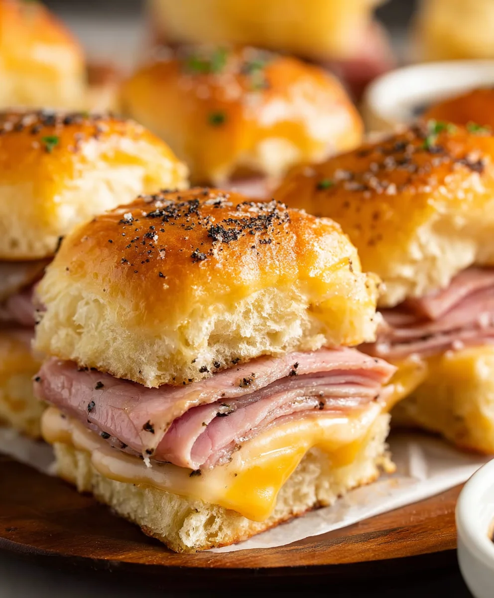 Beef Beef Ham Cheese Sliders - Easy Crowd-Pleaser Recipe