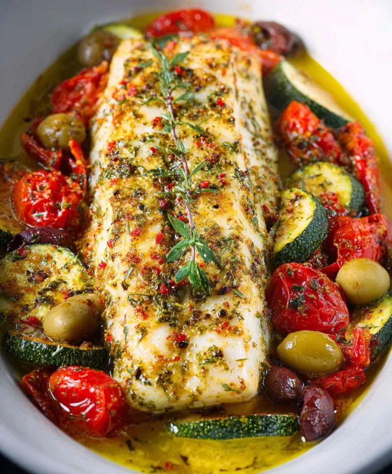 Easy Mediterranean Baked Fish Recipe