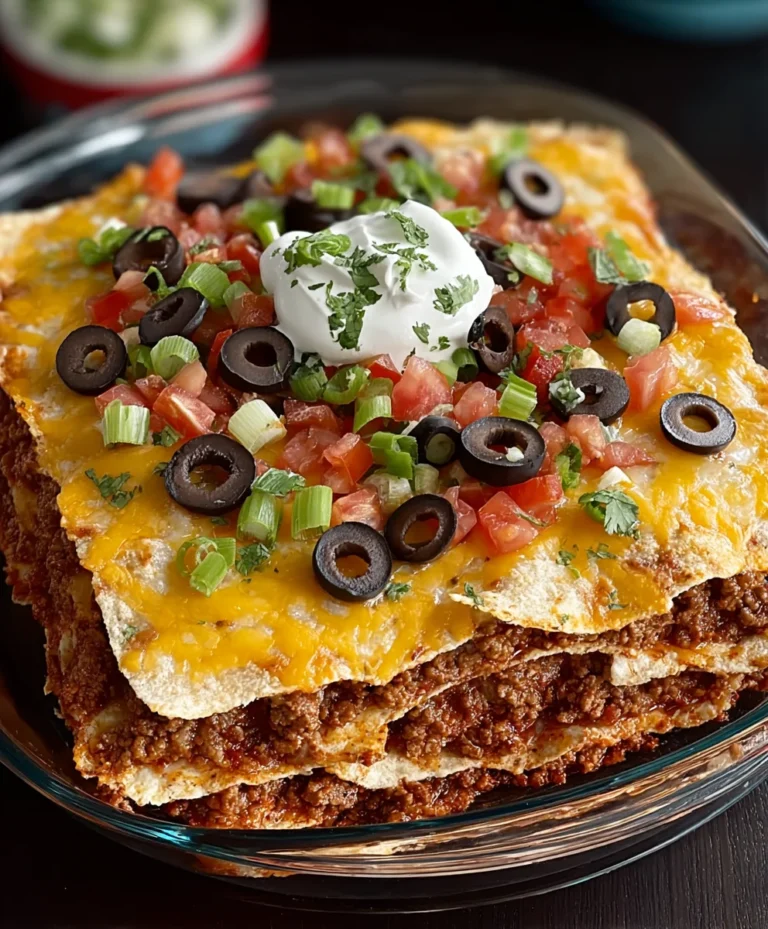 Easy Beef Layered Taco Bake Recipe – Quick Meal