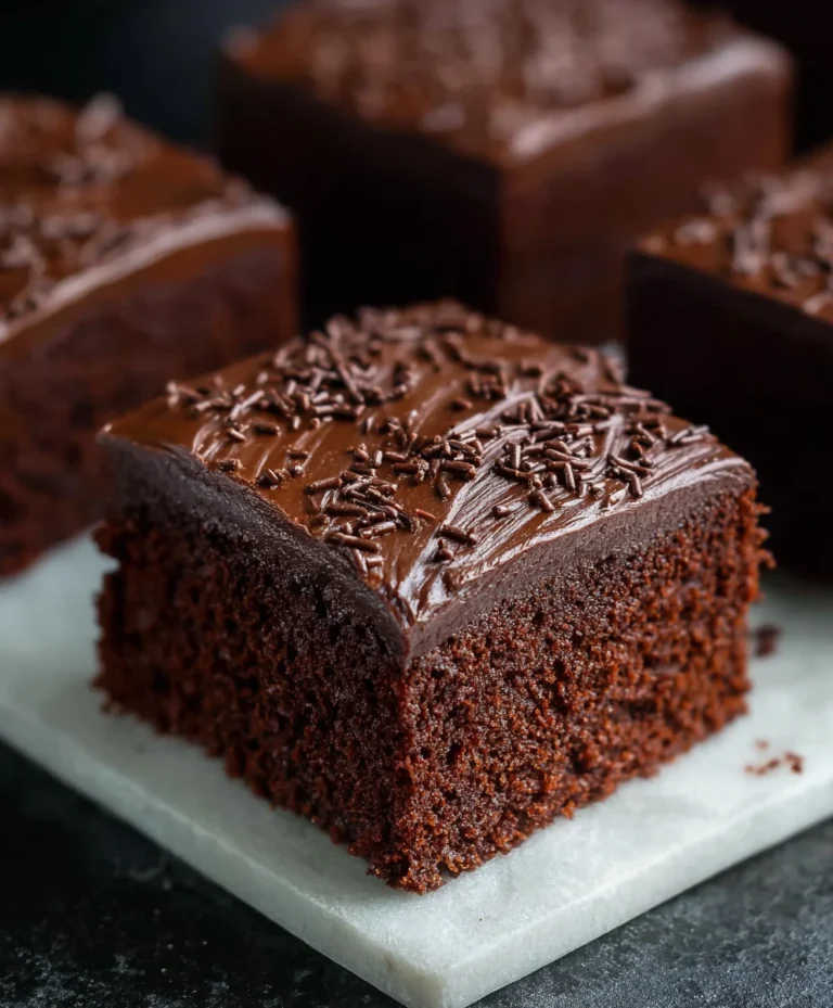 Old School Chocolate Traybake Cake Recipe-Easy & Delicious