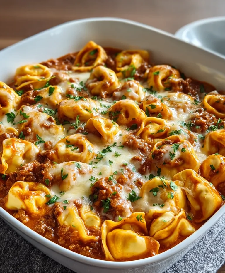 Cheesy Beef Enchilada Tortellini Easy Recipe