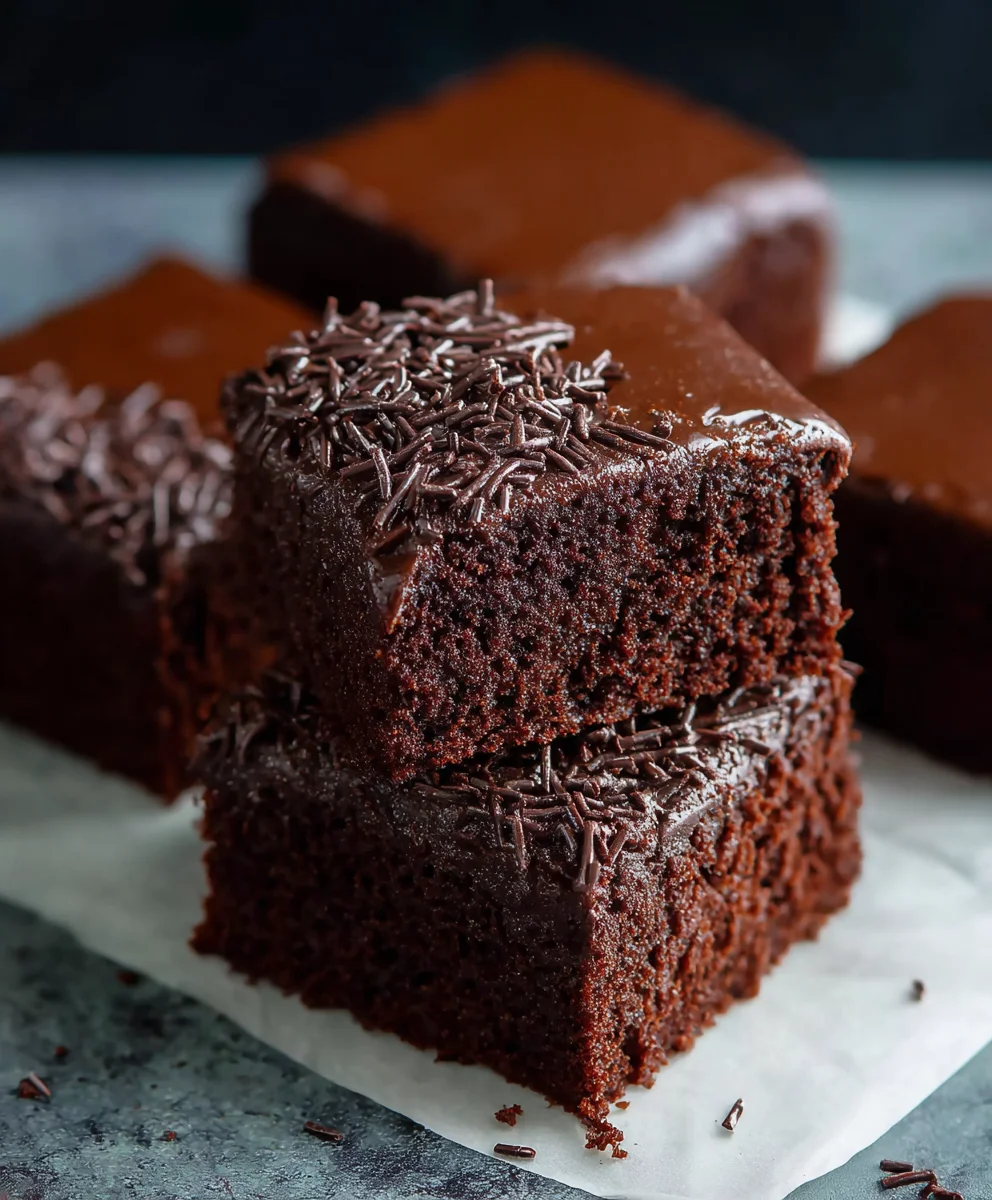 Old School Chocolate Traybake Cake Recipe-Easy & Delicious