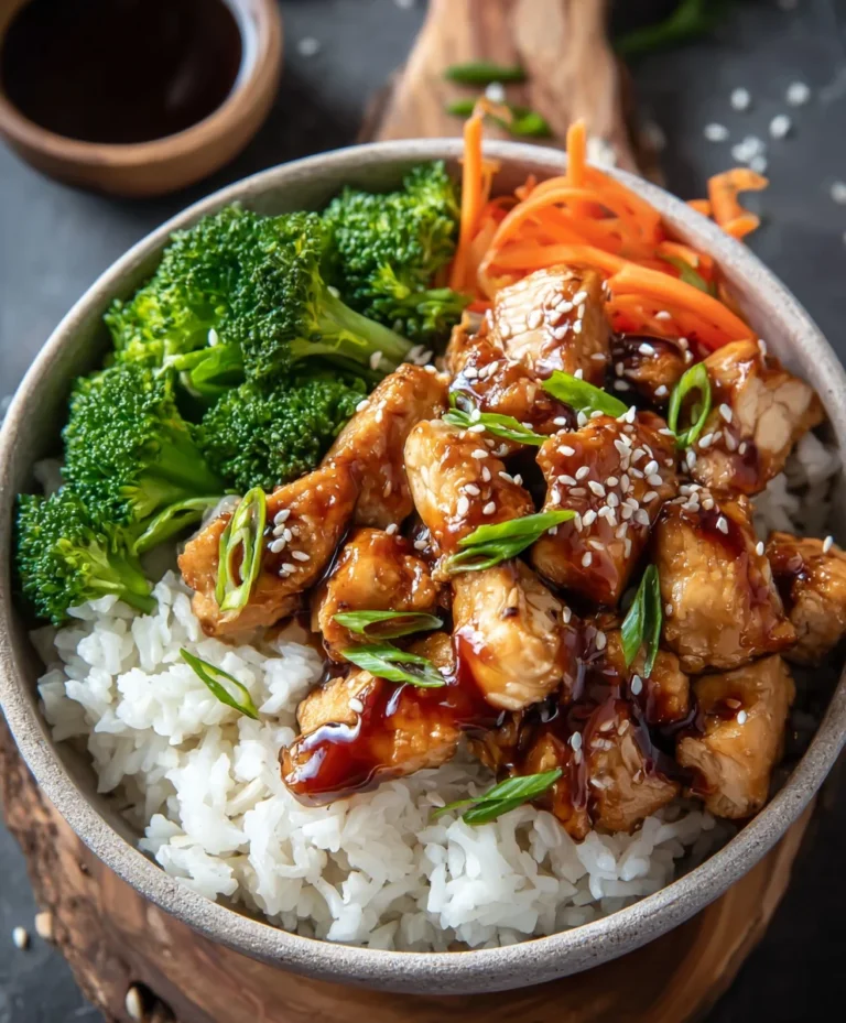 Easy Teriyaki Chicken Rice Bowl Recipe