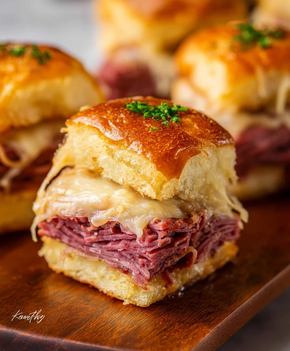 Best Reuben Sliders- Quick & Easy Beef Recipe