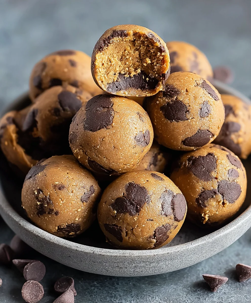Brookie Protein Balls - Easy Healthy Snack Recipe