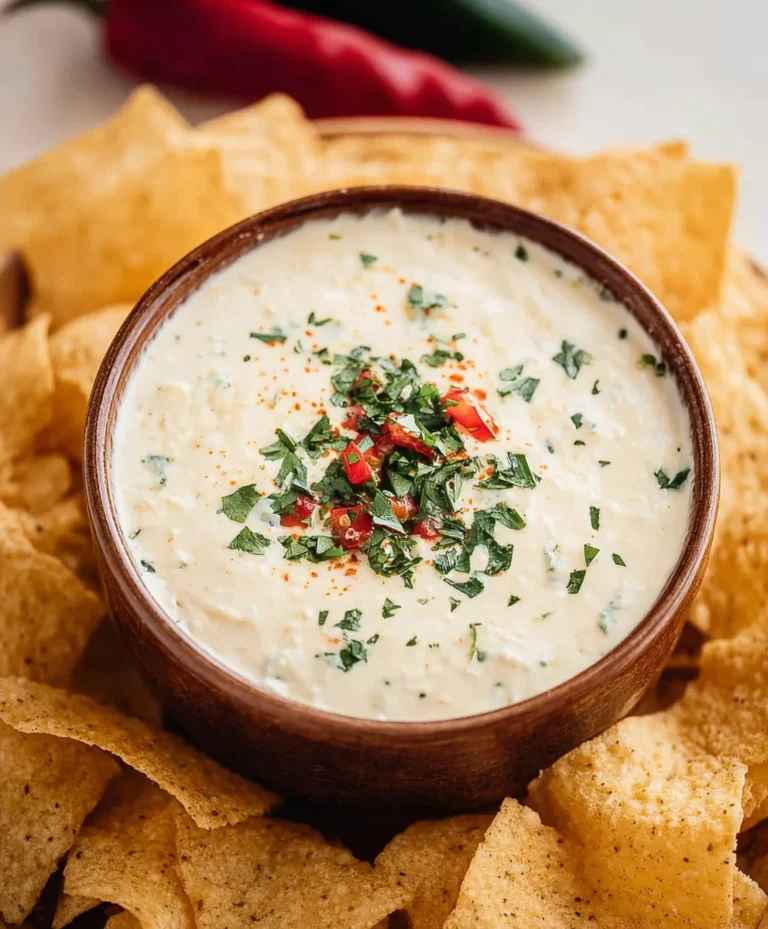 Best Mexican White Cheese Dip- Easy & Delicious
