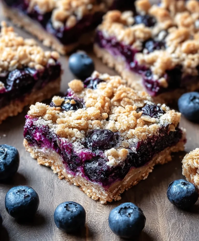 Healthy Blueberry Oatmeal Breakfast Bars-Easy Recipe