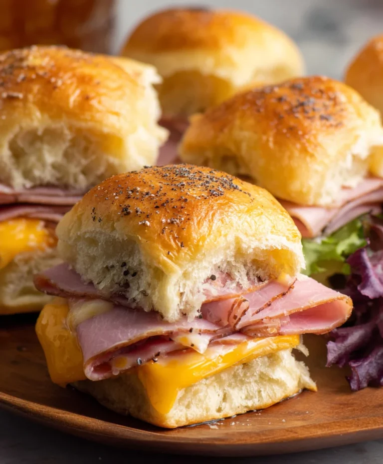 Beef Beef Ham Cheese Sliders – Easy Baked Party Appetizer