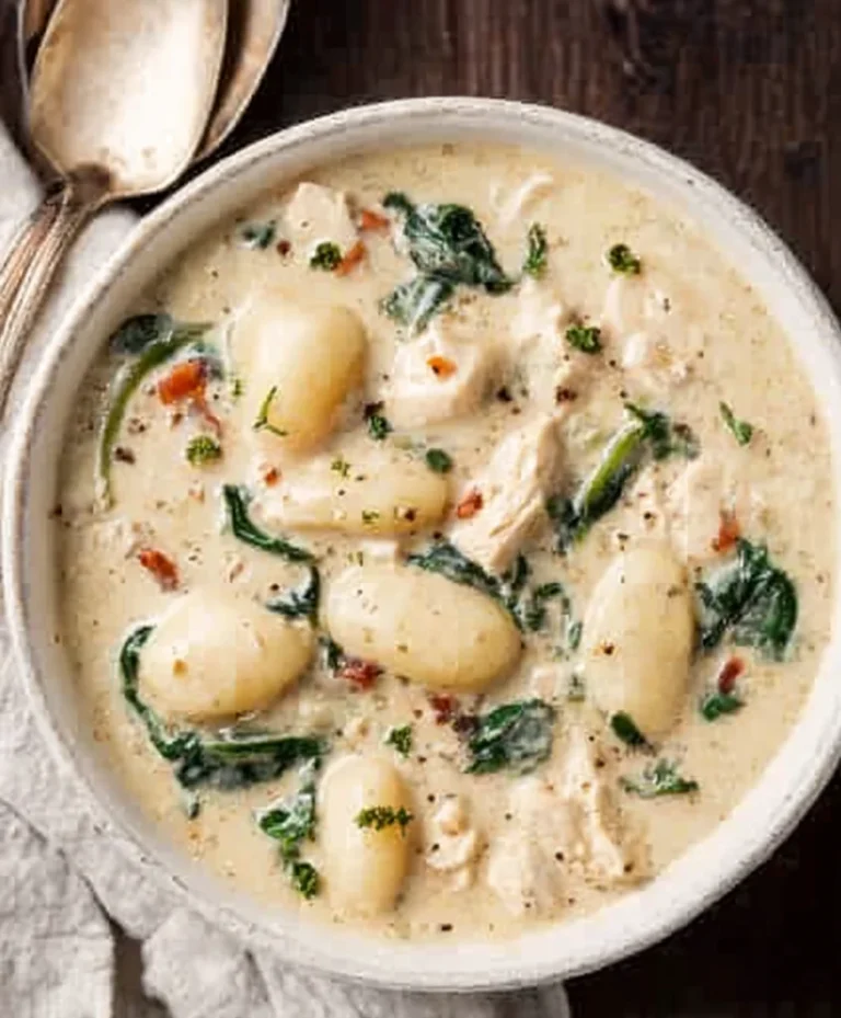 Olive Garden Chicken Gnocchi Soup-Taste the Classic