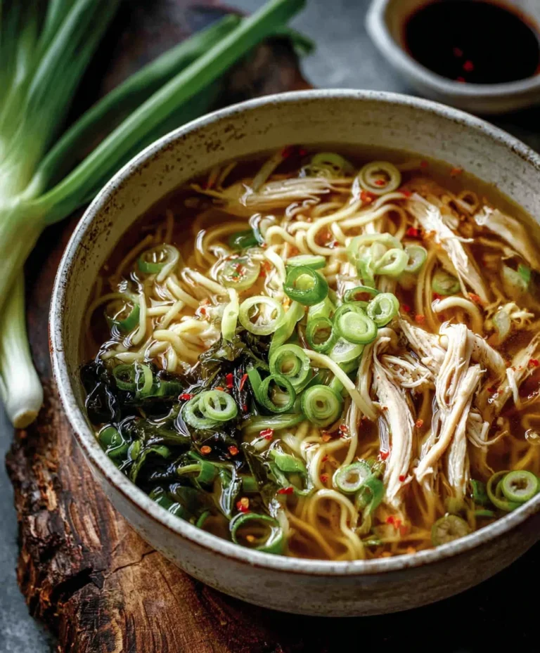 Aromatic Scallion Chicken Noodle Soup – Alrightwithme