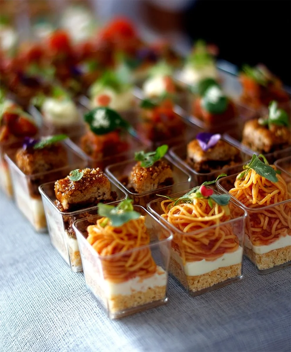 Mini Wedding Foods-Guide to Bite-Sized Delights