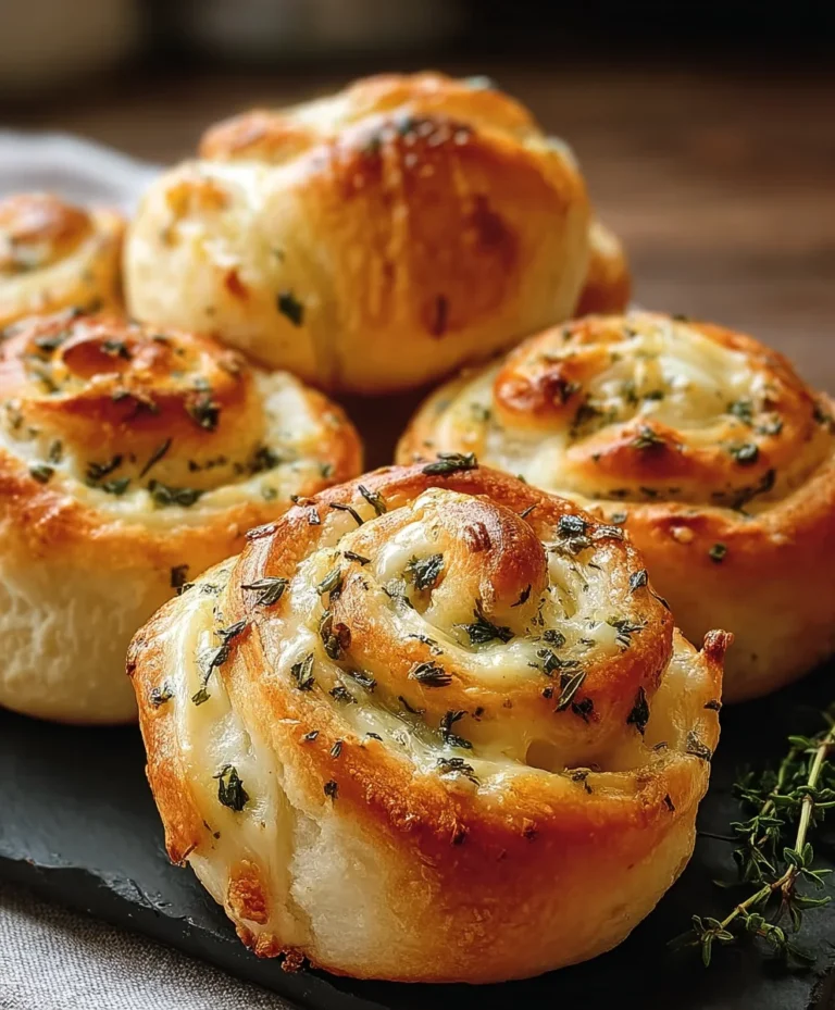 Sourdough Herb Cheese Rolls – Delicious Baked Good