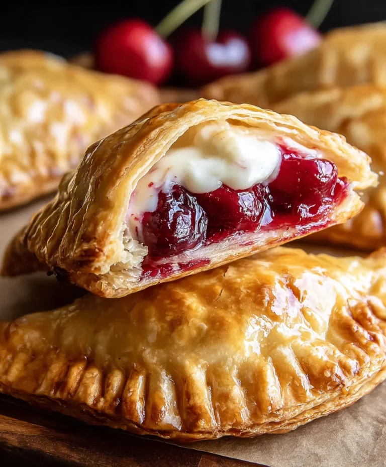 Cherry Cheesecake Hand Pies- Easy Delicious Dessert
