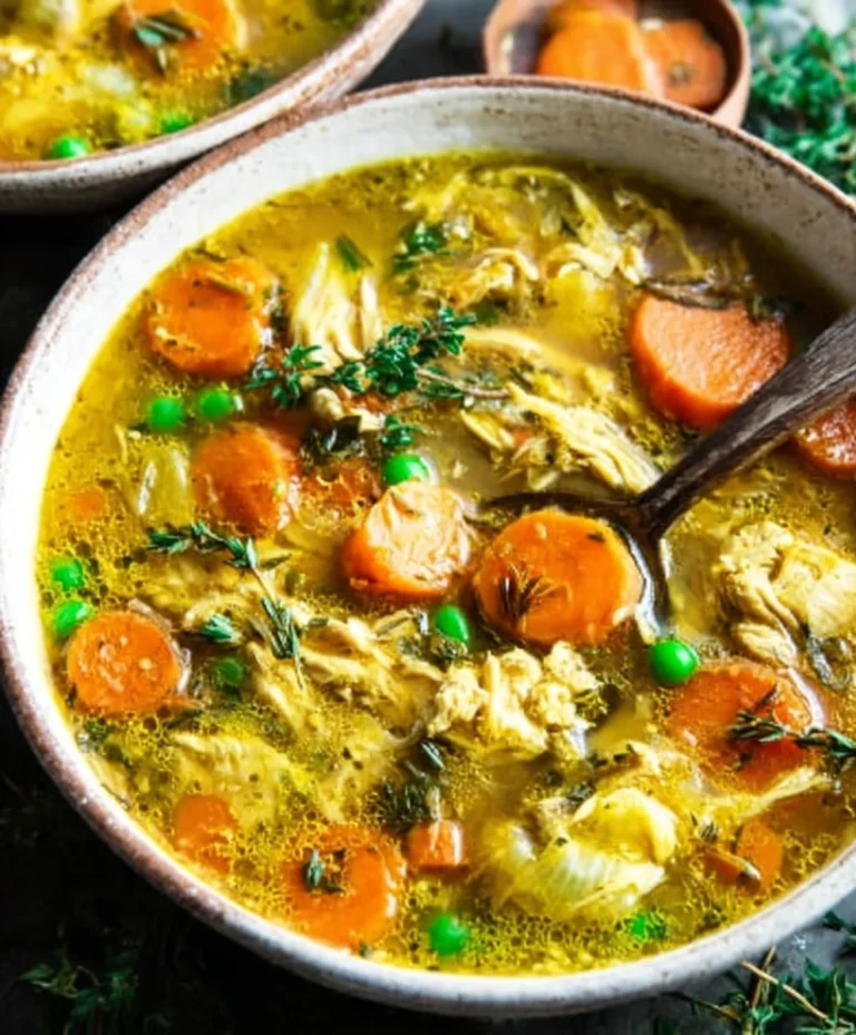 Anti-Inflammatory Turmeric Chicken Soup Recipe