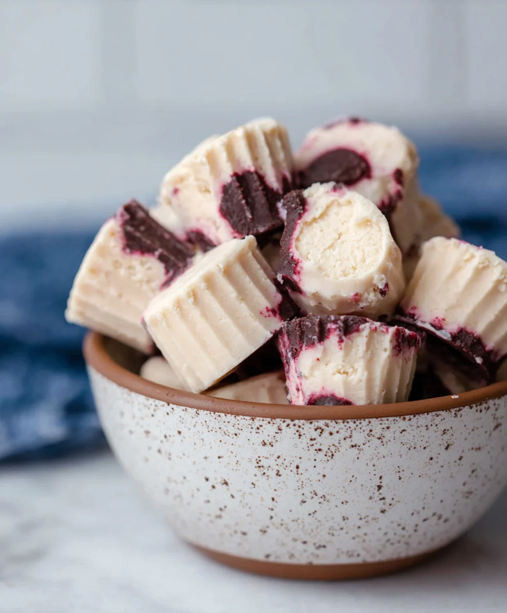 Easy Dairy-Free Frozen Yogurt Bites - Healthy Treat
