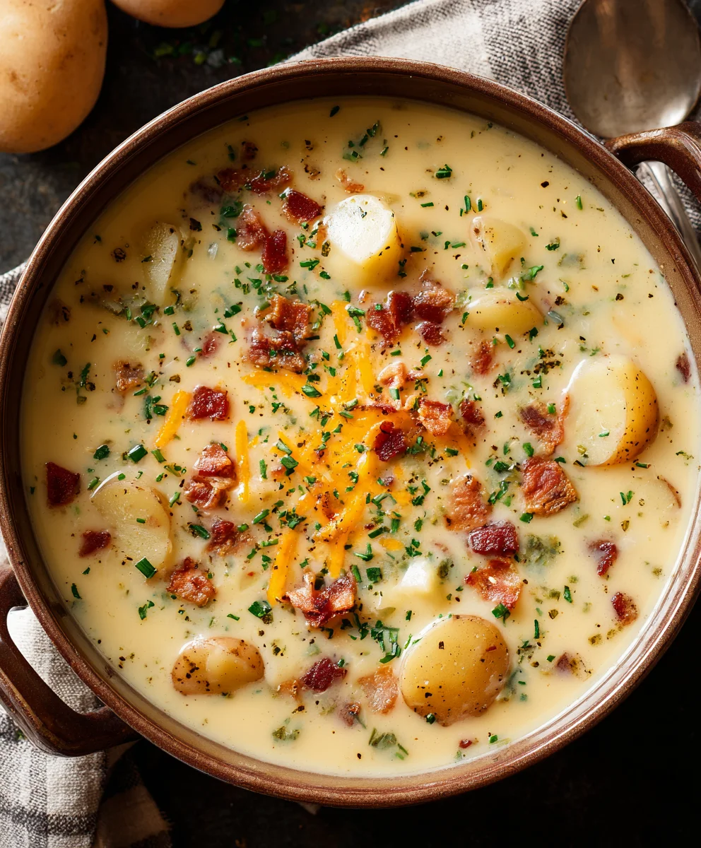 Outback Style Potato Soup-Hearty Beef & Creamy Delicious