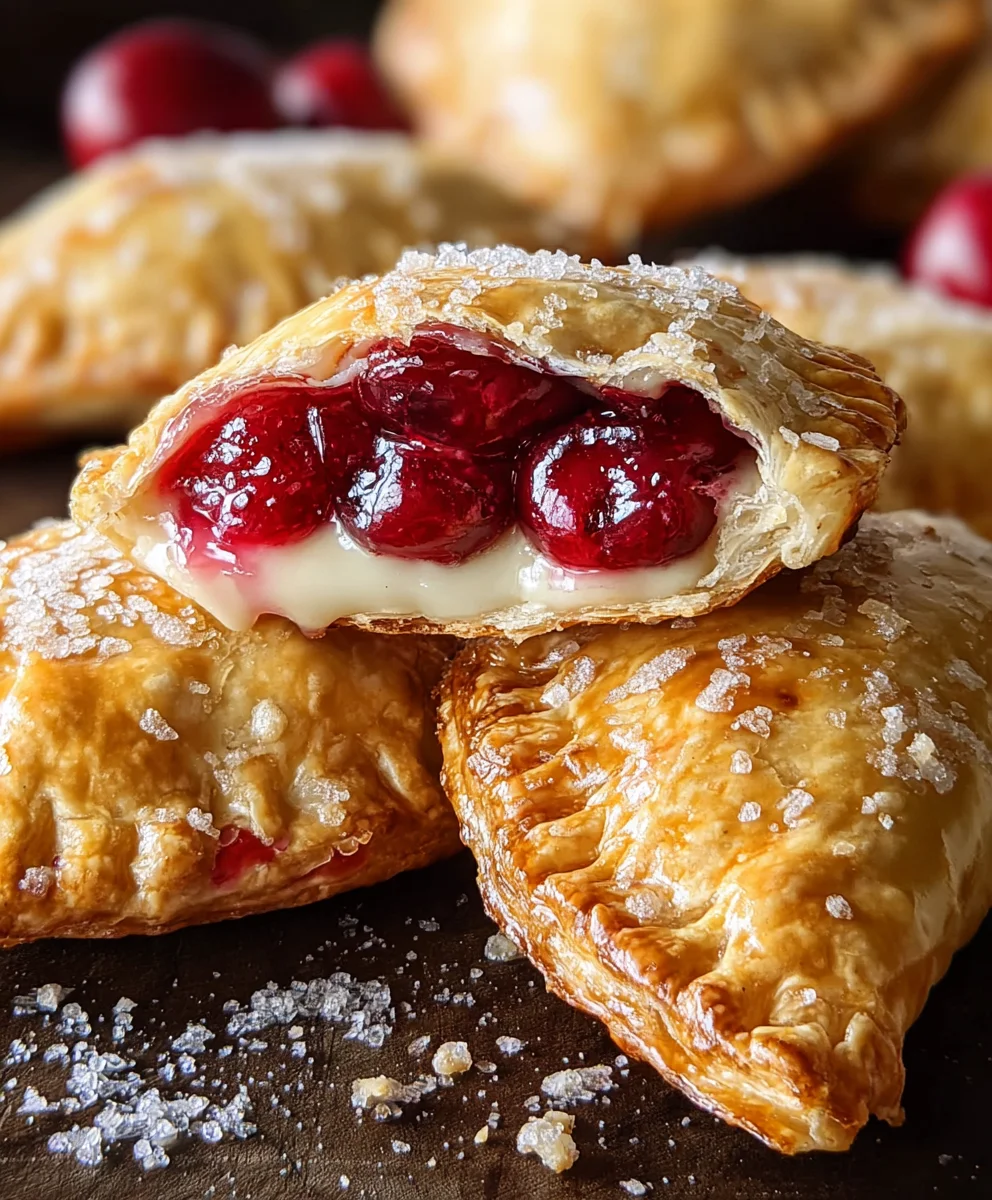 Cherry Cheesecake Hand Pies- Easy Delicious Dessert