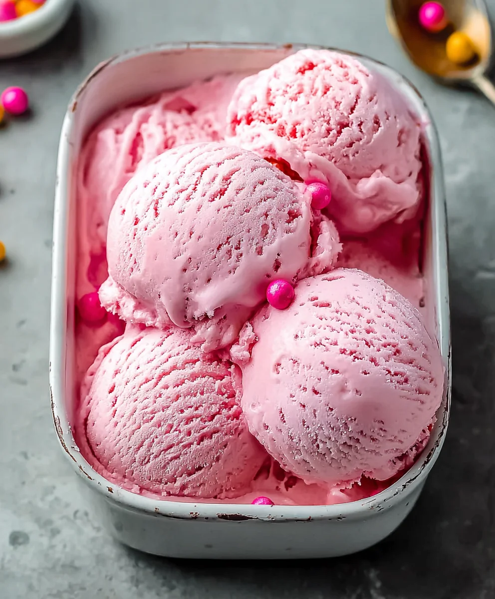 Easy Bubblegum Ice Cream Recipe-Sweet Retro Treat