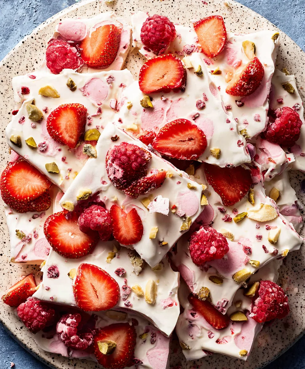 Easy Frozen Yogurt Bark - Refreshing Healthy Treat