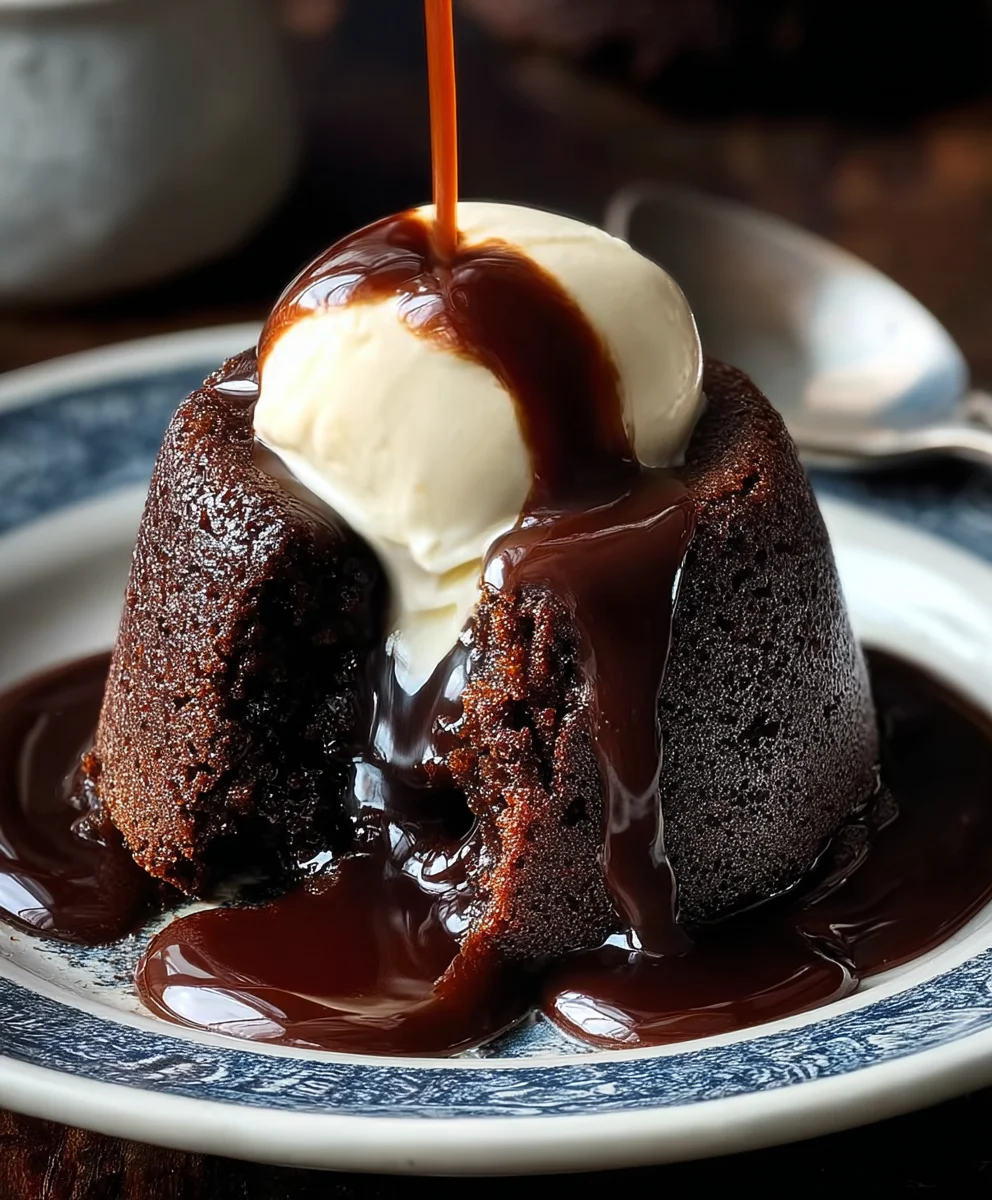 Decadent Chocolate Sticky Toffee Pudding for Two-Easy Dessert