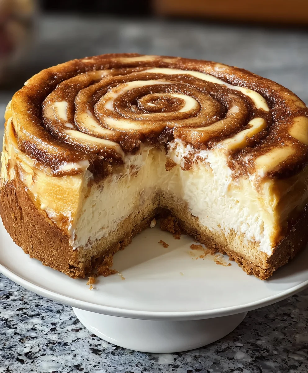 Cinnamon Roll Honeybun Cheesecake Delight