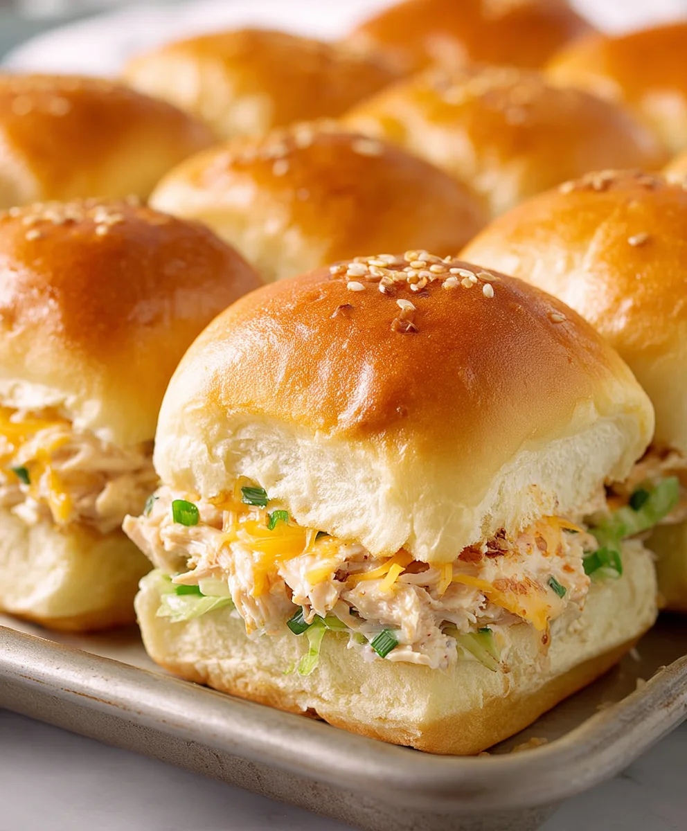 Crack Chicken Sliders - Easy Hawaiian Roll Recipe