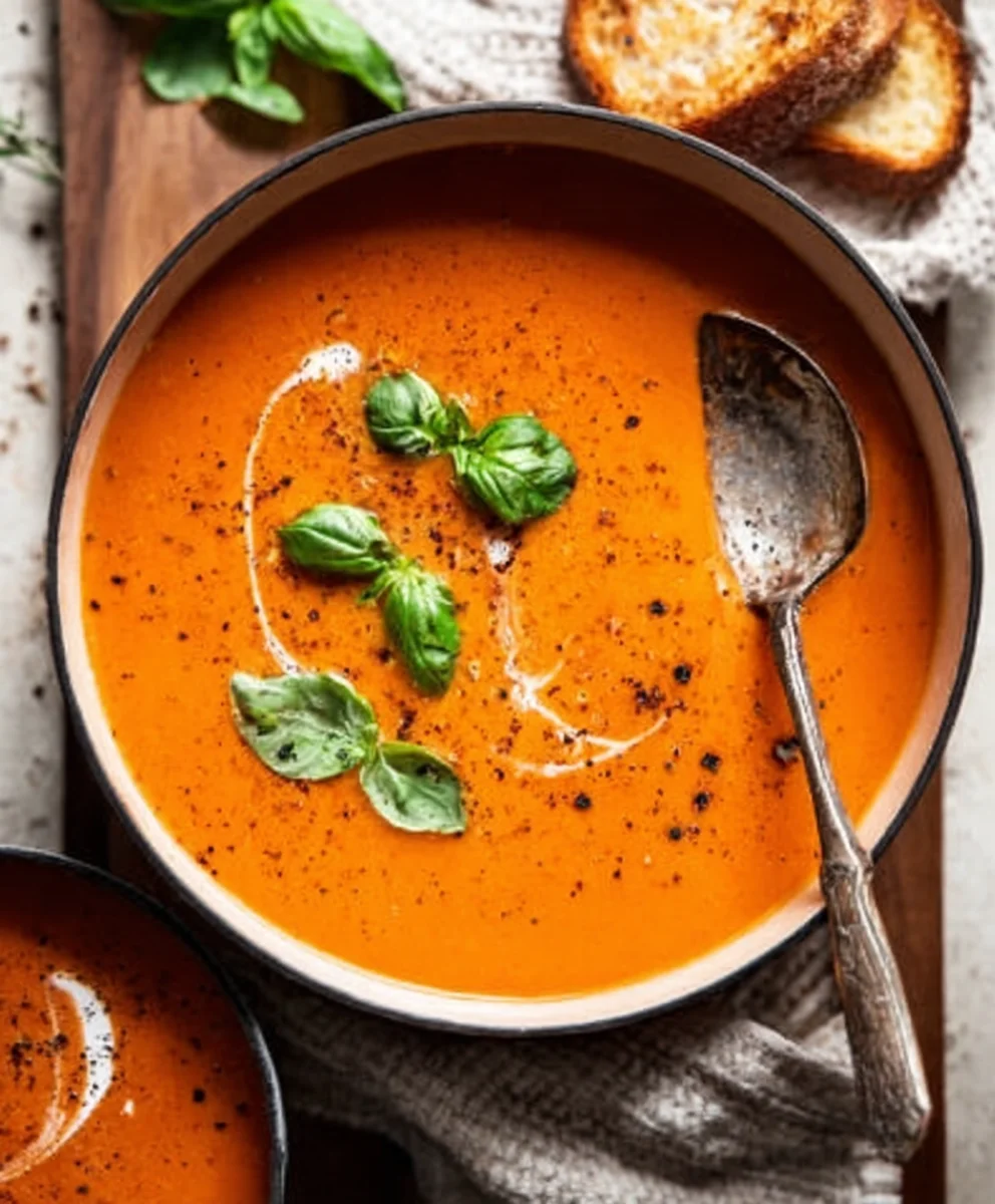 Creamy Tomato Soup - Cozy Winter Meal
