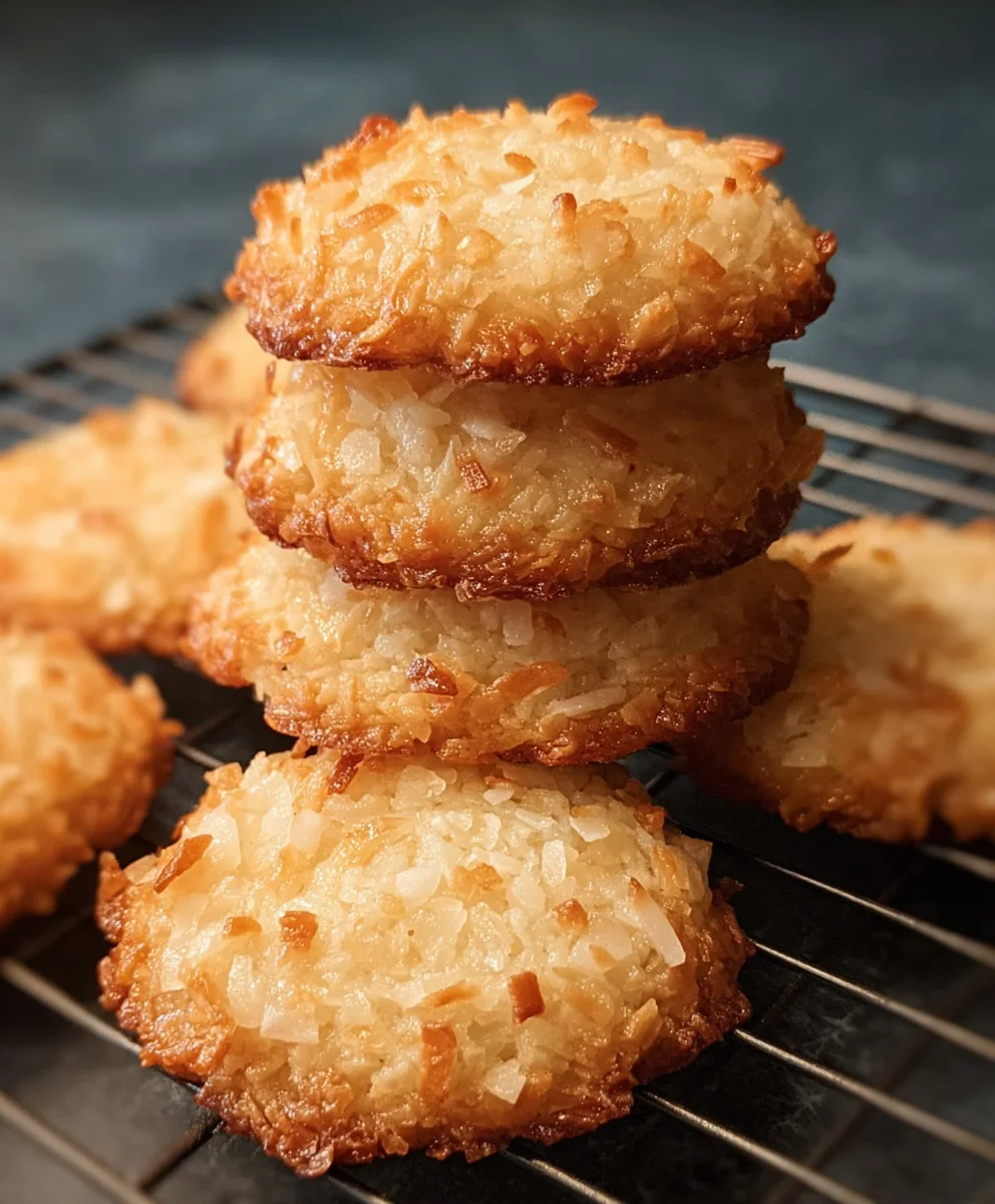 Chewy Coconut Cookies-Easy Delicious Recipe