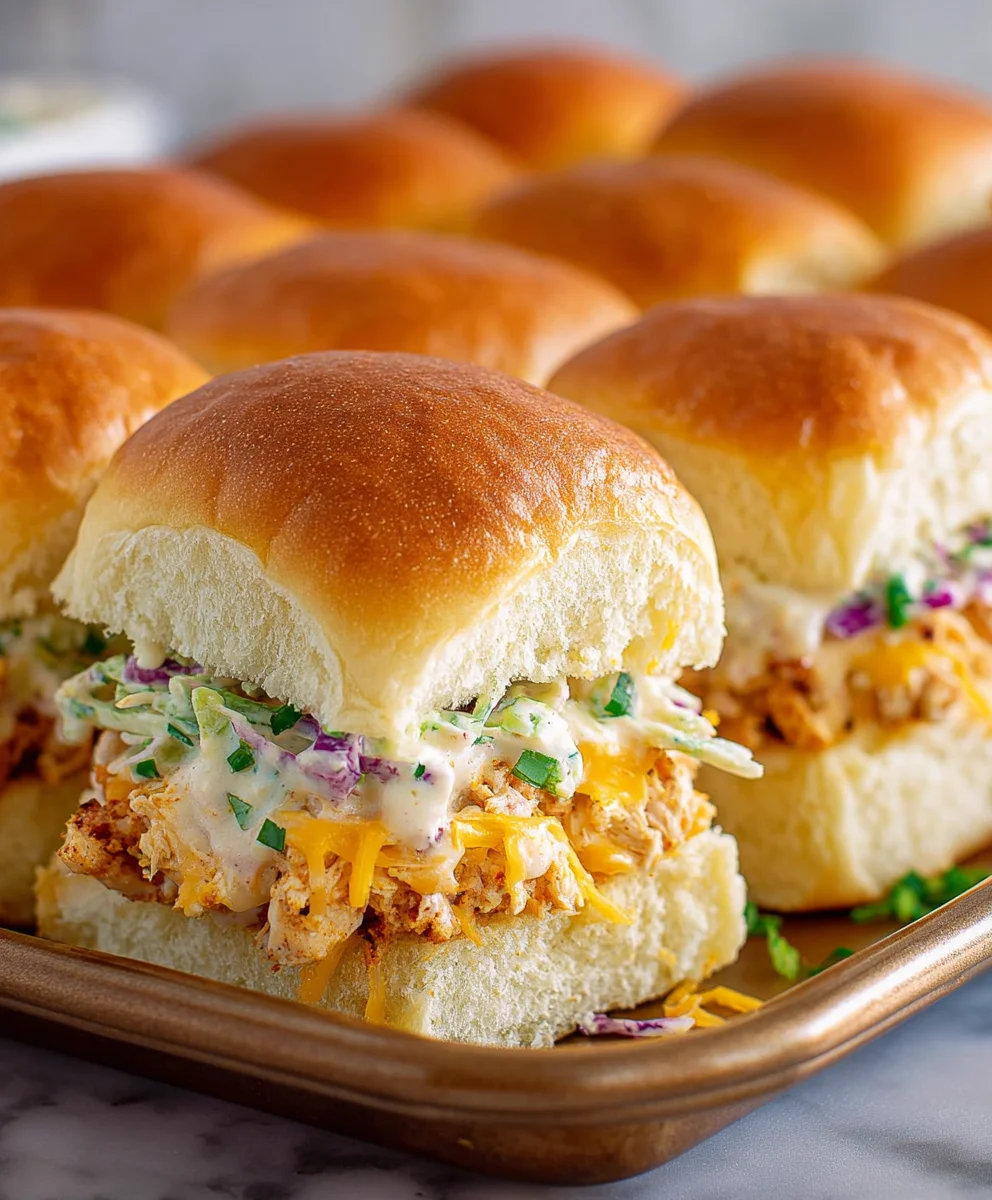 Crack Chicken Sliders - Easy Hawaiian Roll Recipe