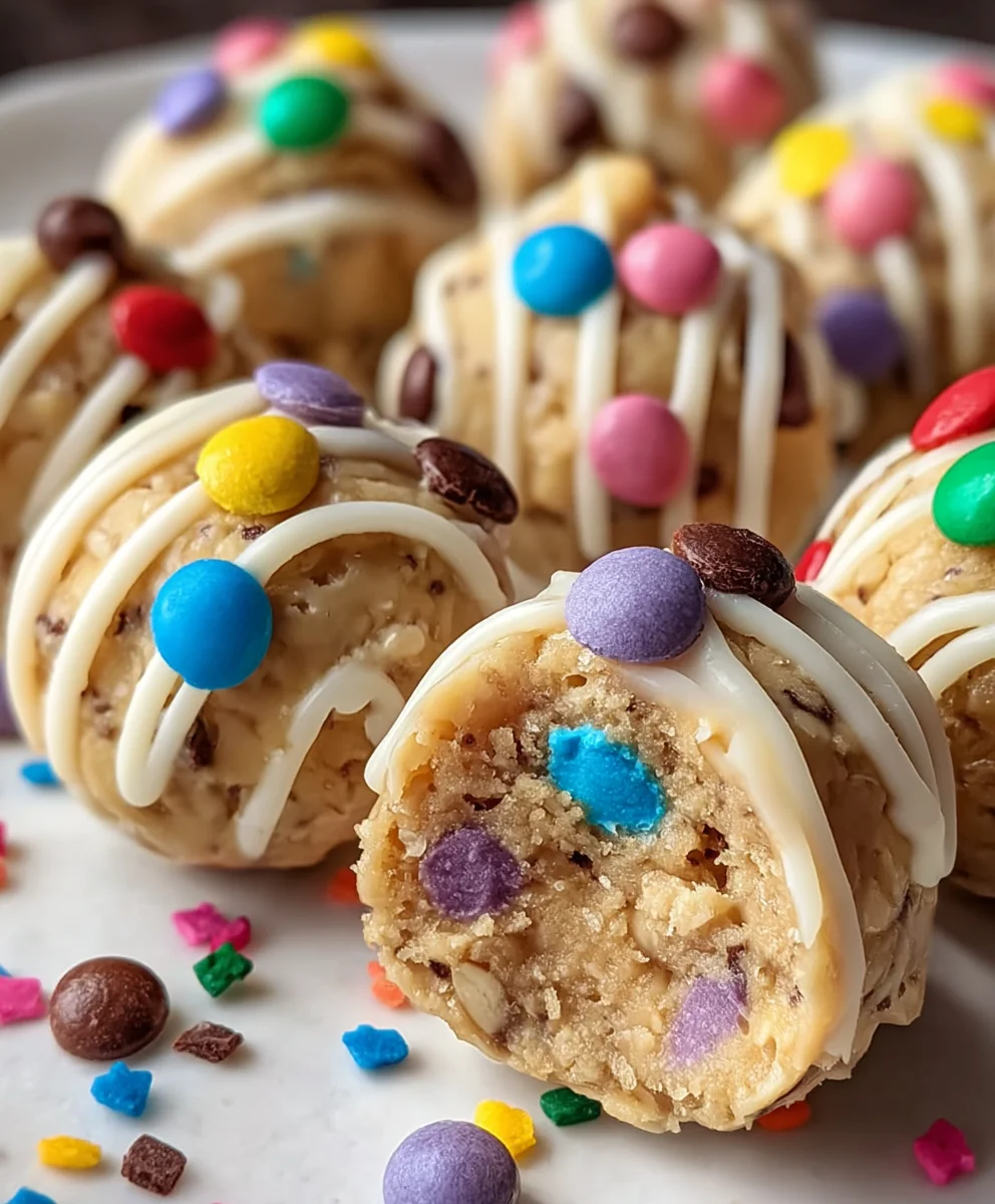 Easter Egg Cookie Dough Bites-Easy No-Bake Treat