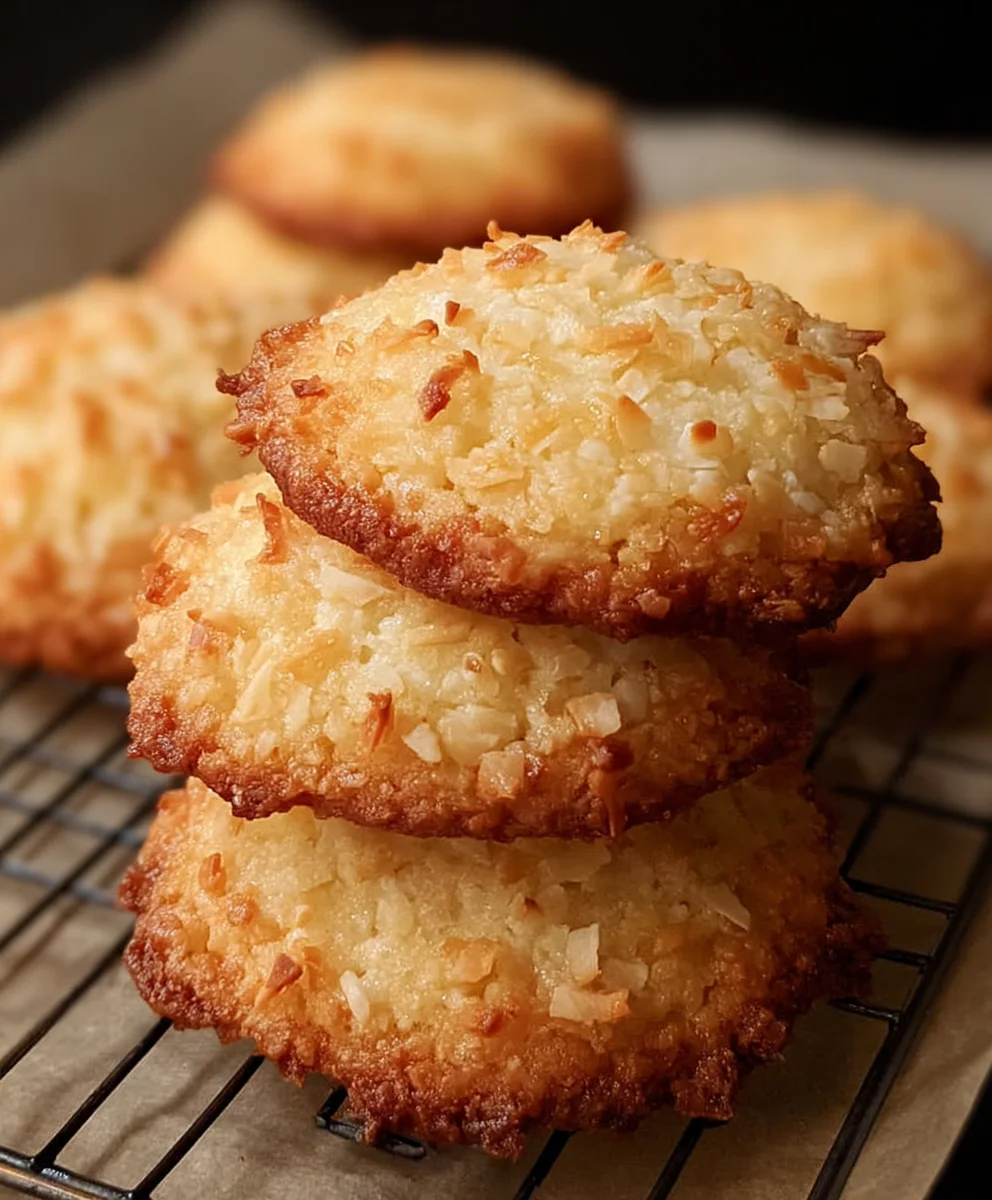 Chewy Coconut Cookies-Easy Delicious Recipe