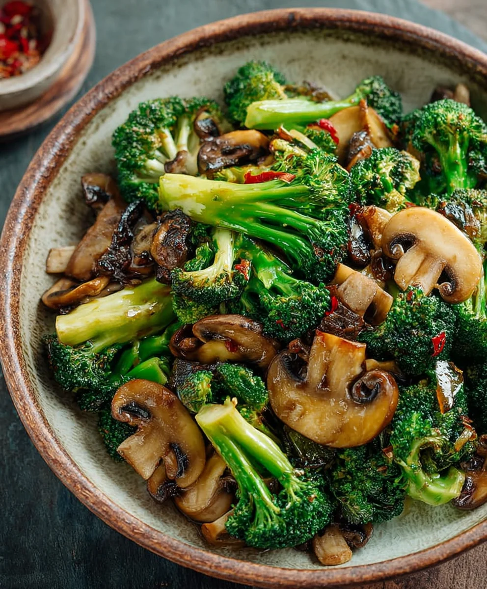 Easy Broccoli Mushroom Stir Fry Recipe