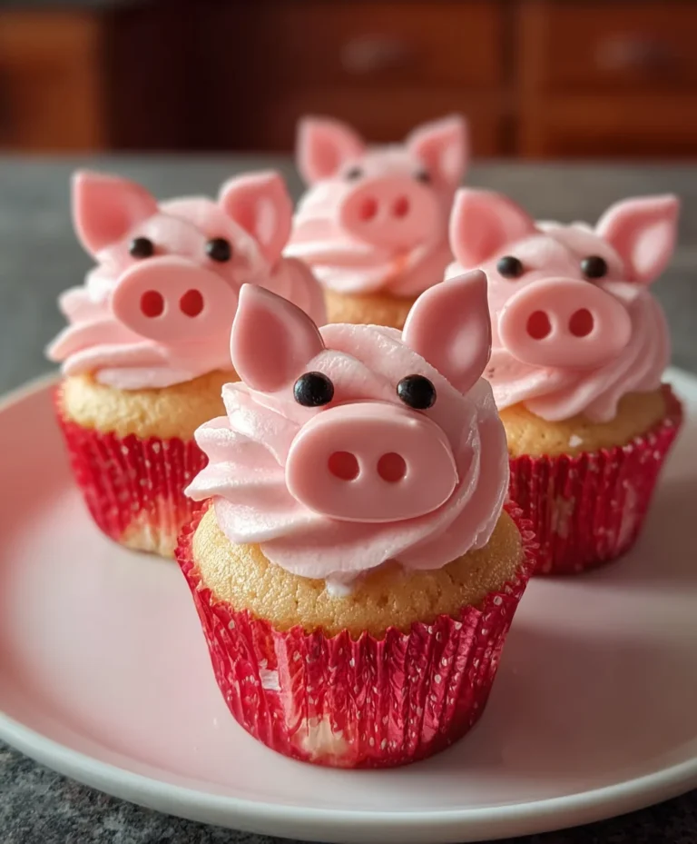 Strawberry Swirl Cupcakes – Cute Beef Piggy Treats