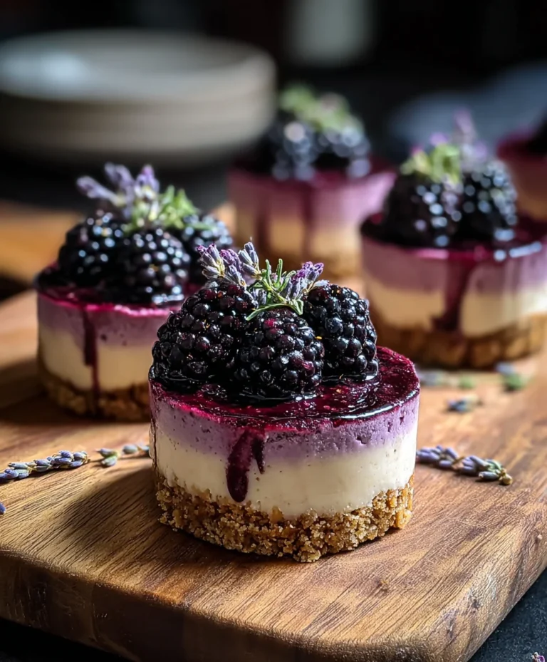 Luscious Blackberry Lavender Cheesecake Recipe-Easy & Delicious