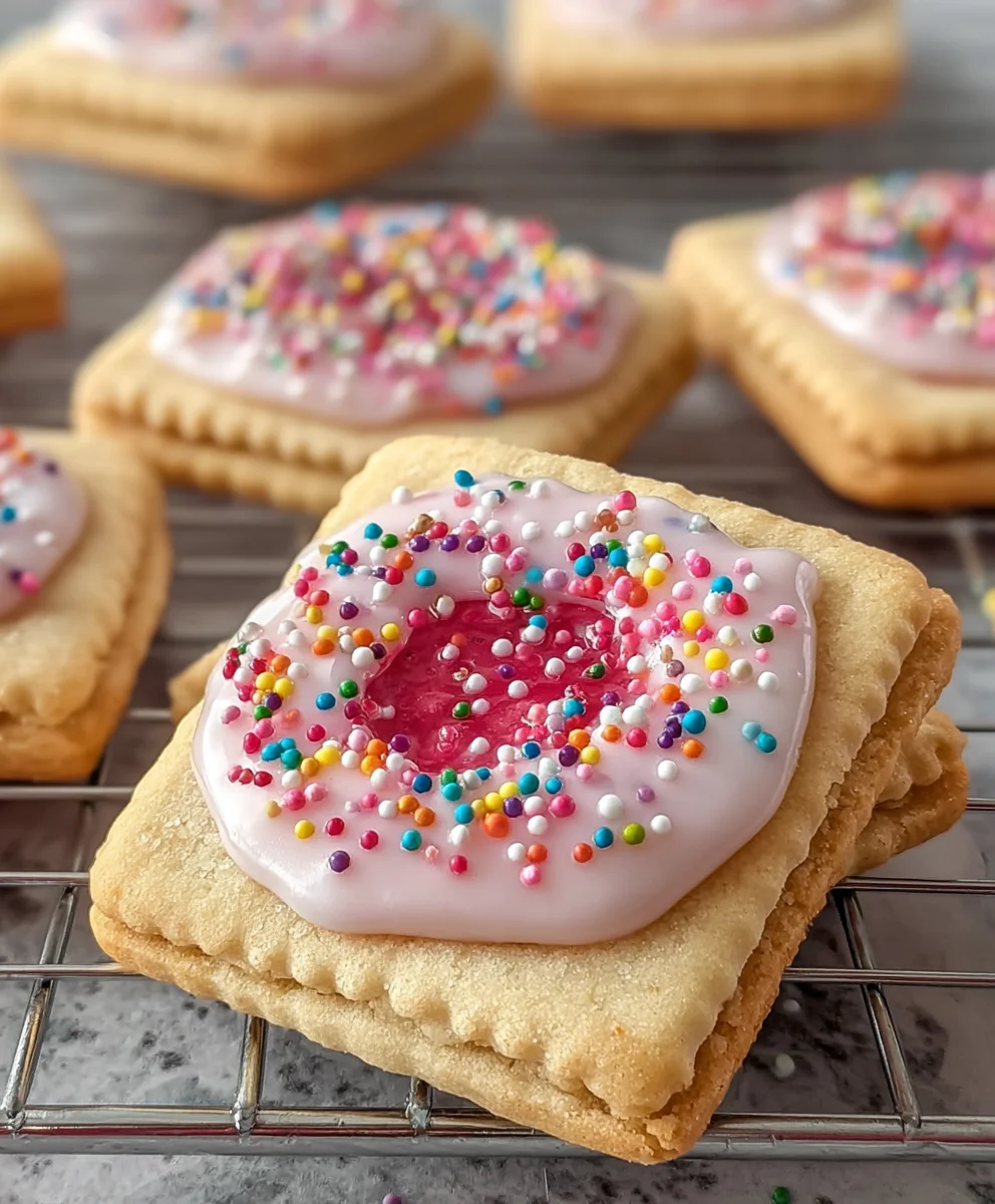 Frosted Pop-Tart Cookies-Sweet Nostalgic Treat