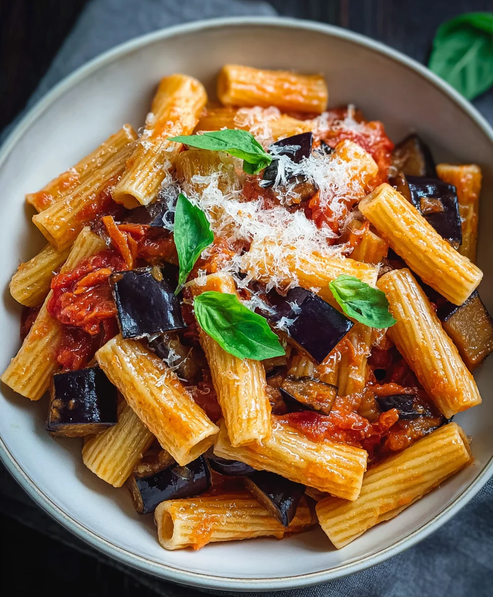Authentic Pasta alla Norma - Sicilian Eggplant Pasta Recipe