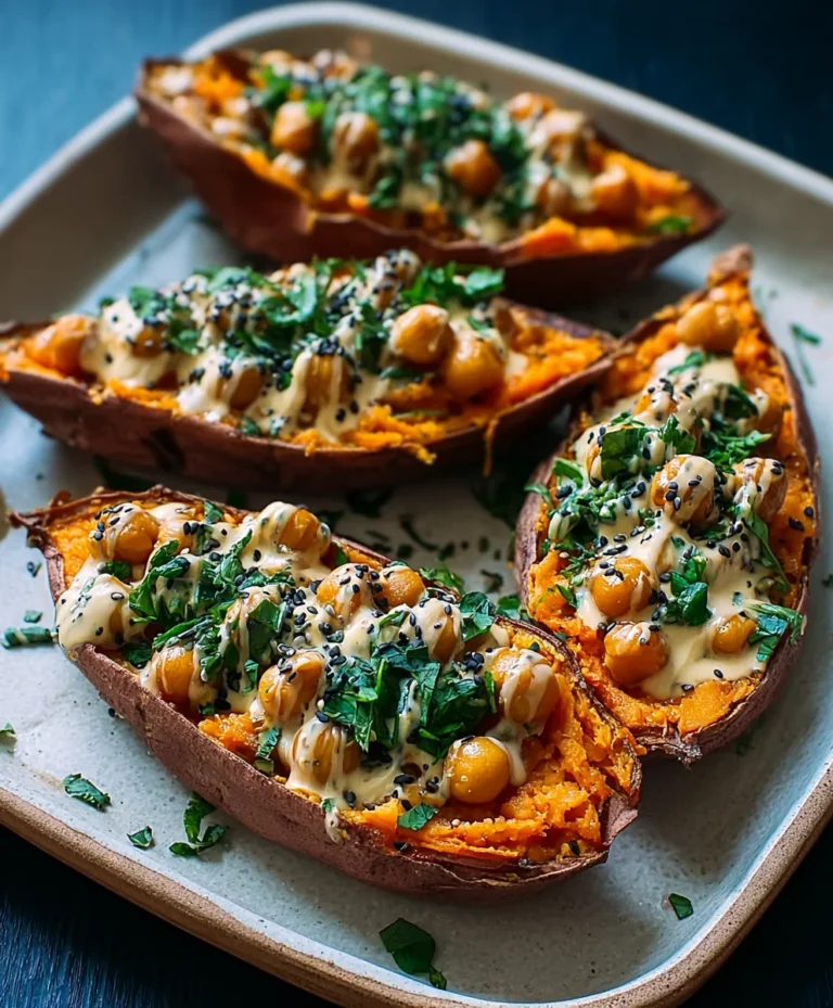 Sweet Potatoes Tahini Chickpeas Butter Recipe