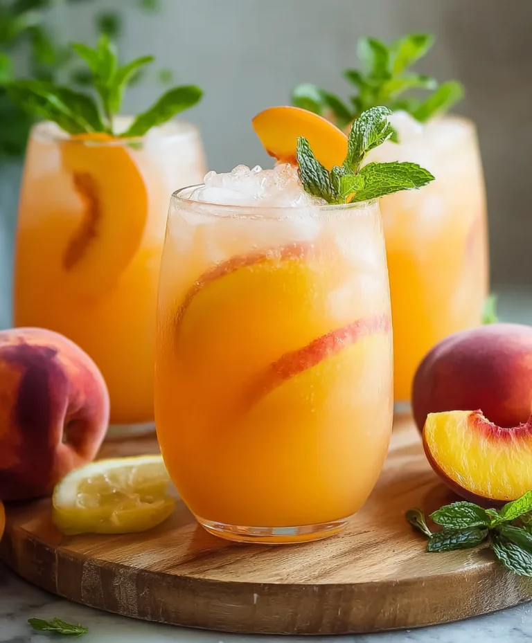 Refreshing Peach Lemonade – Easy Summer Drink