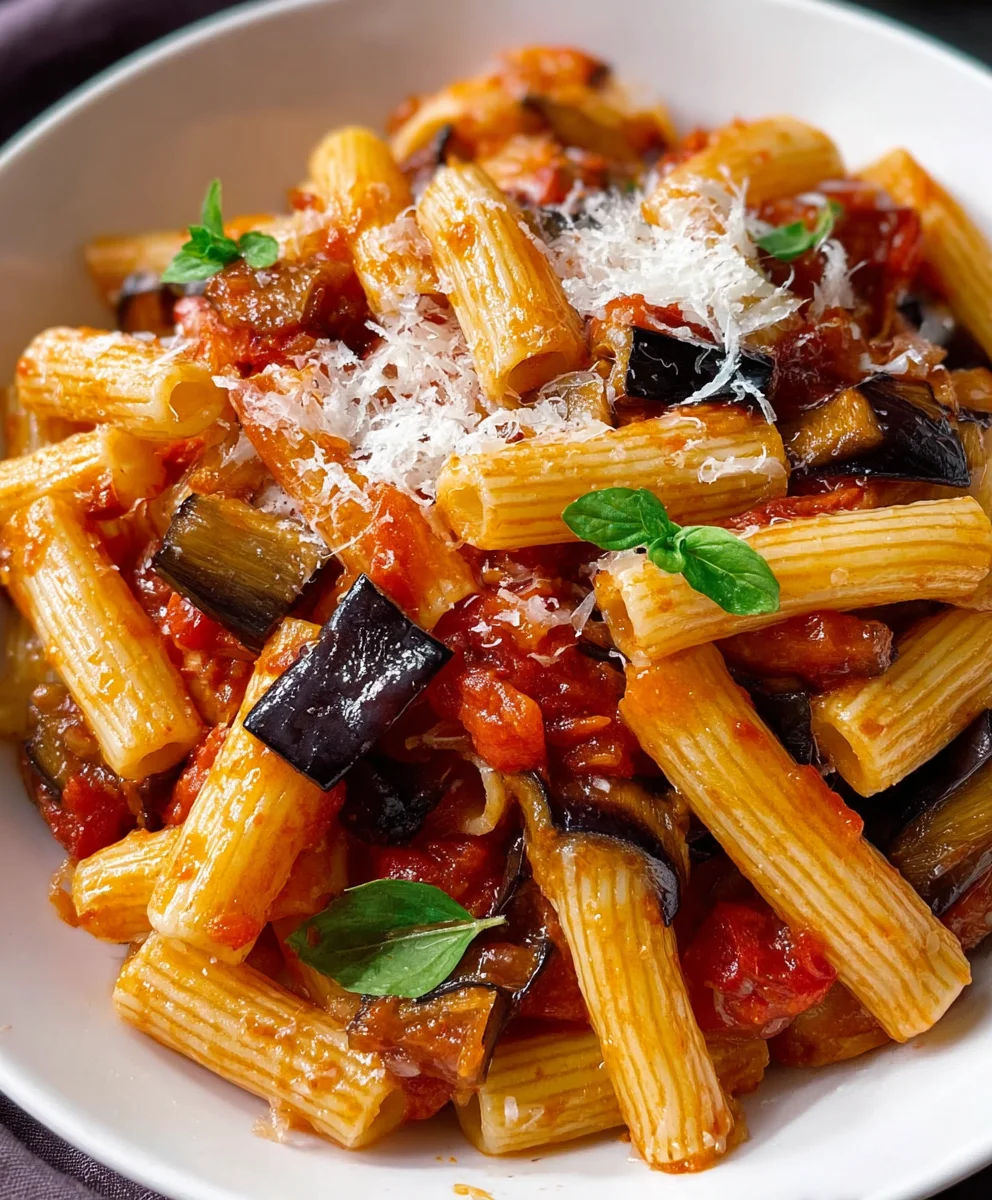 Authentic Pasta alla Norma - Sicilian Eggplant Pasta Recipe
