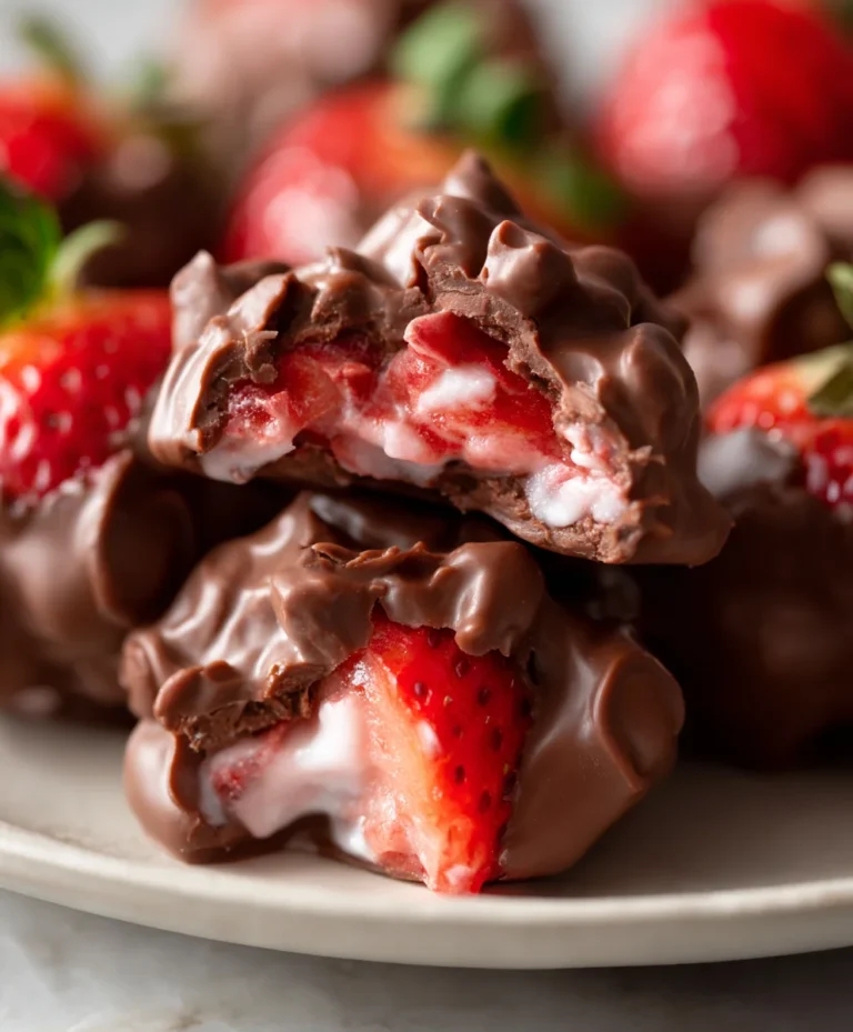 Chocolate Strawberry Yogurt Clusters – Easy & Delicious Treat