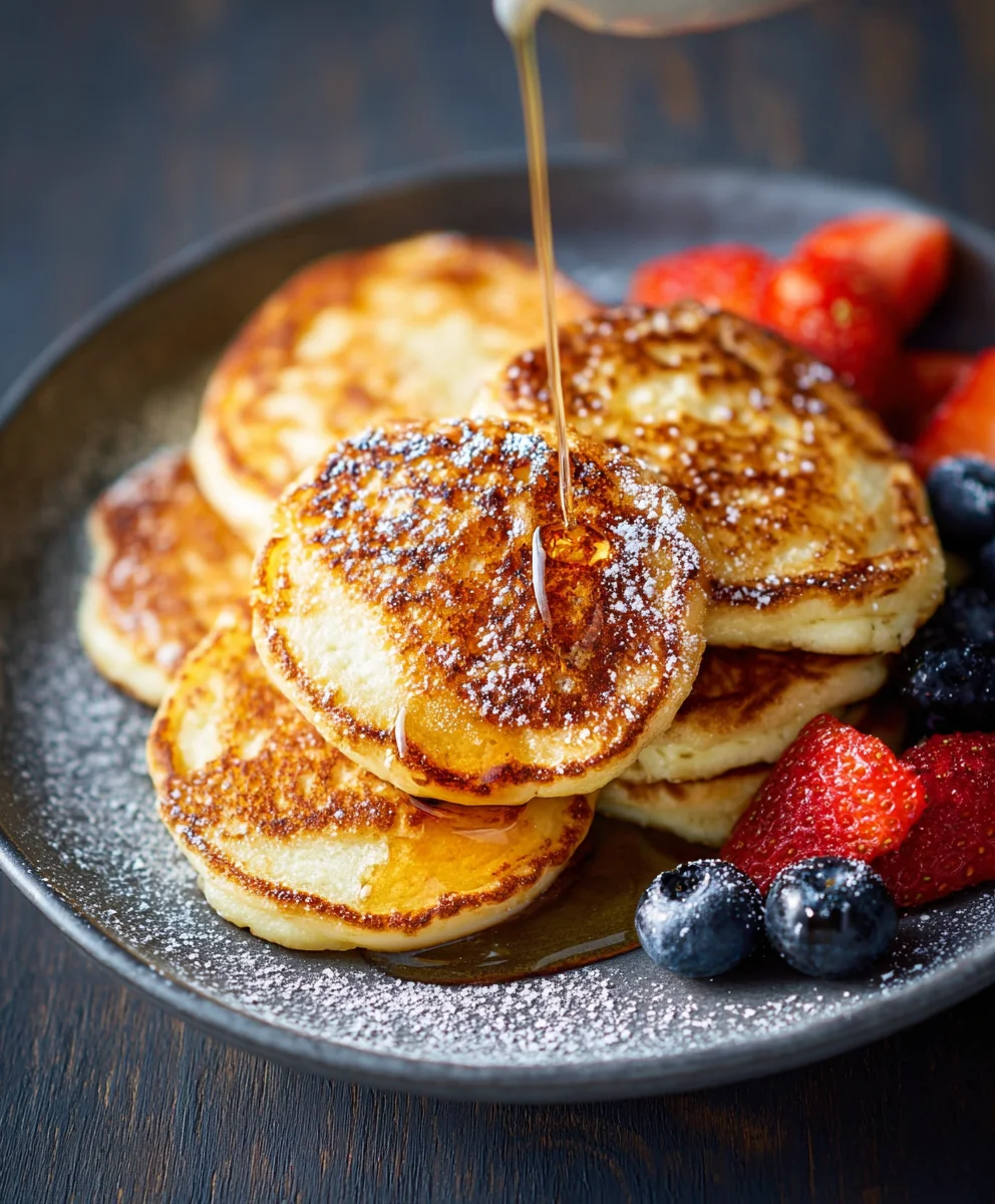 Fluffy Cottage Cheese Pancakes - Easy & Delicious Recipe