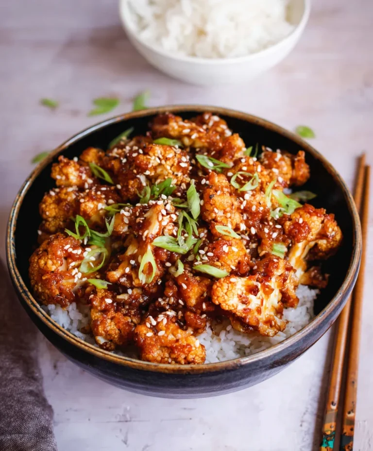 Sticky Sesame Cauliflower Recipe- Easy & Delicious