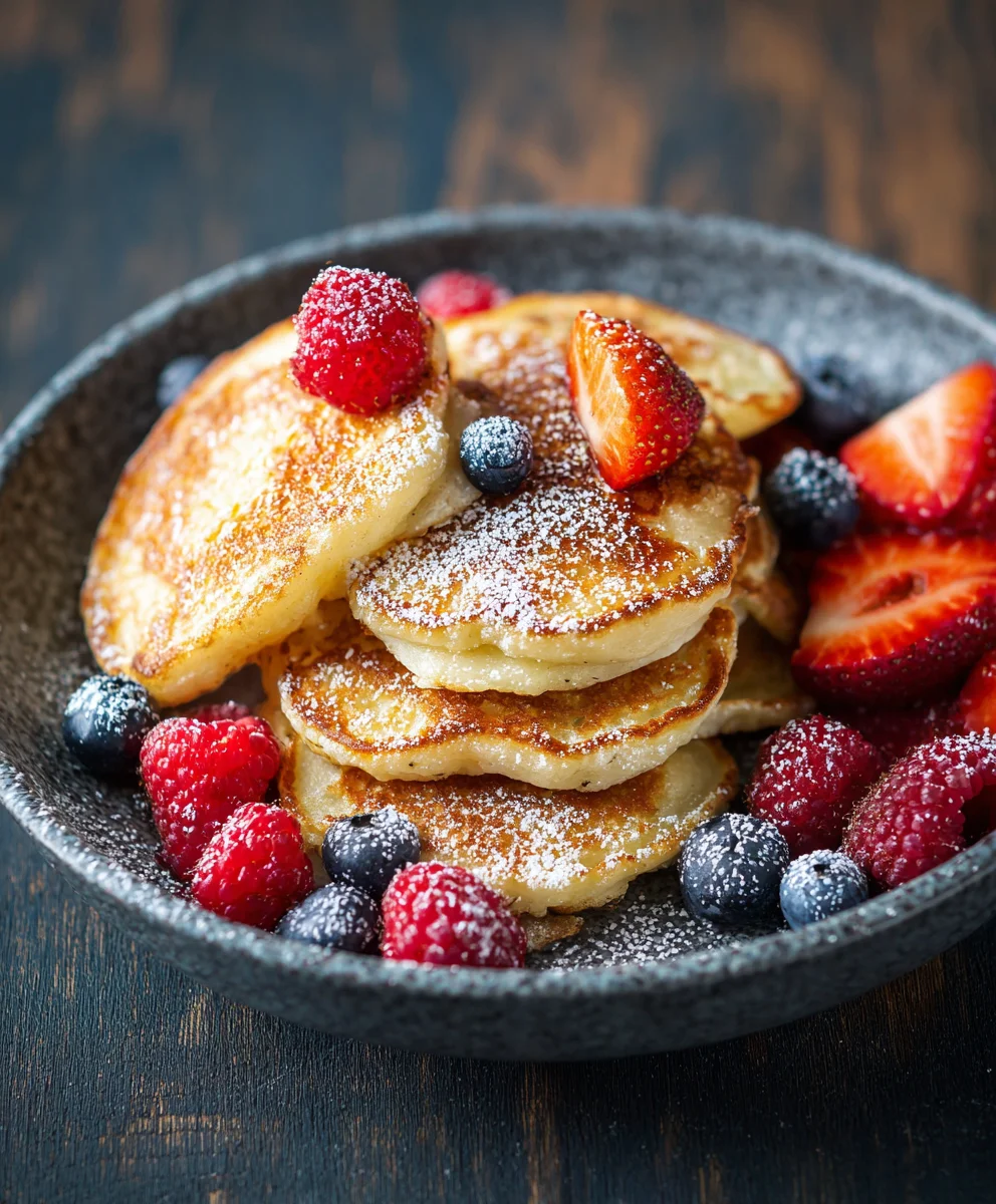 Fluffy Cottage Cheese Pancakes - Easy & Delicious Recipe