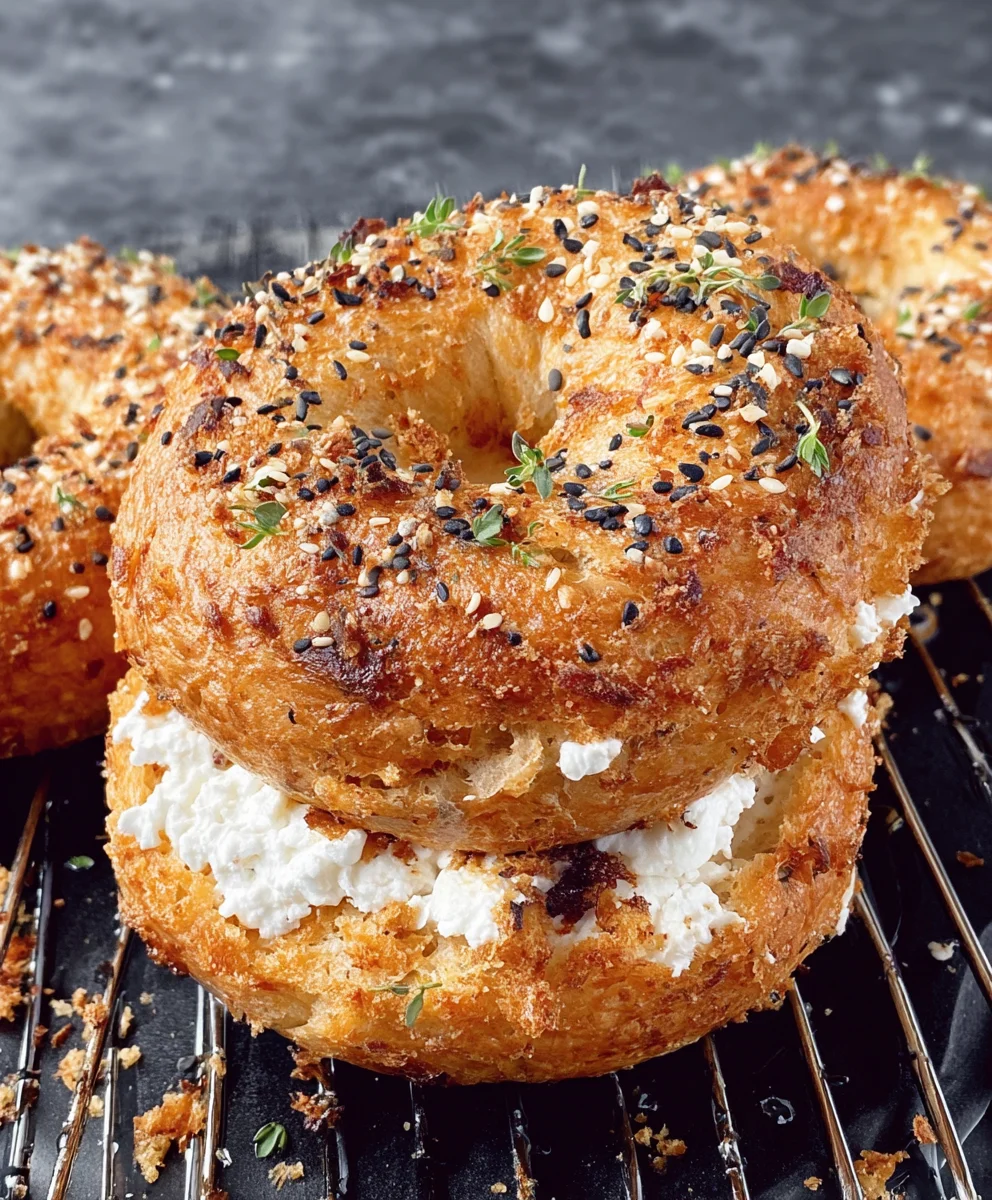 Protein Bagels with Cottage Cheese-Healthy & Easy Recipe