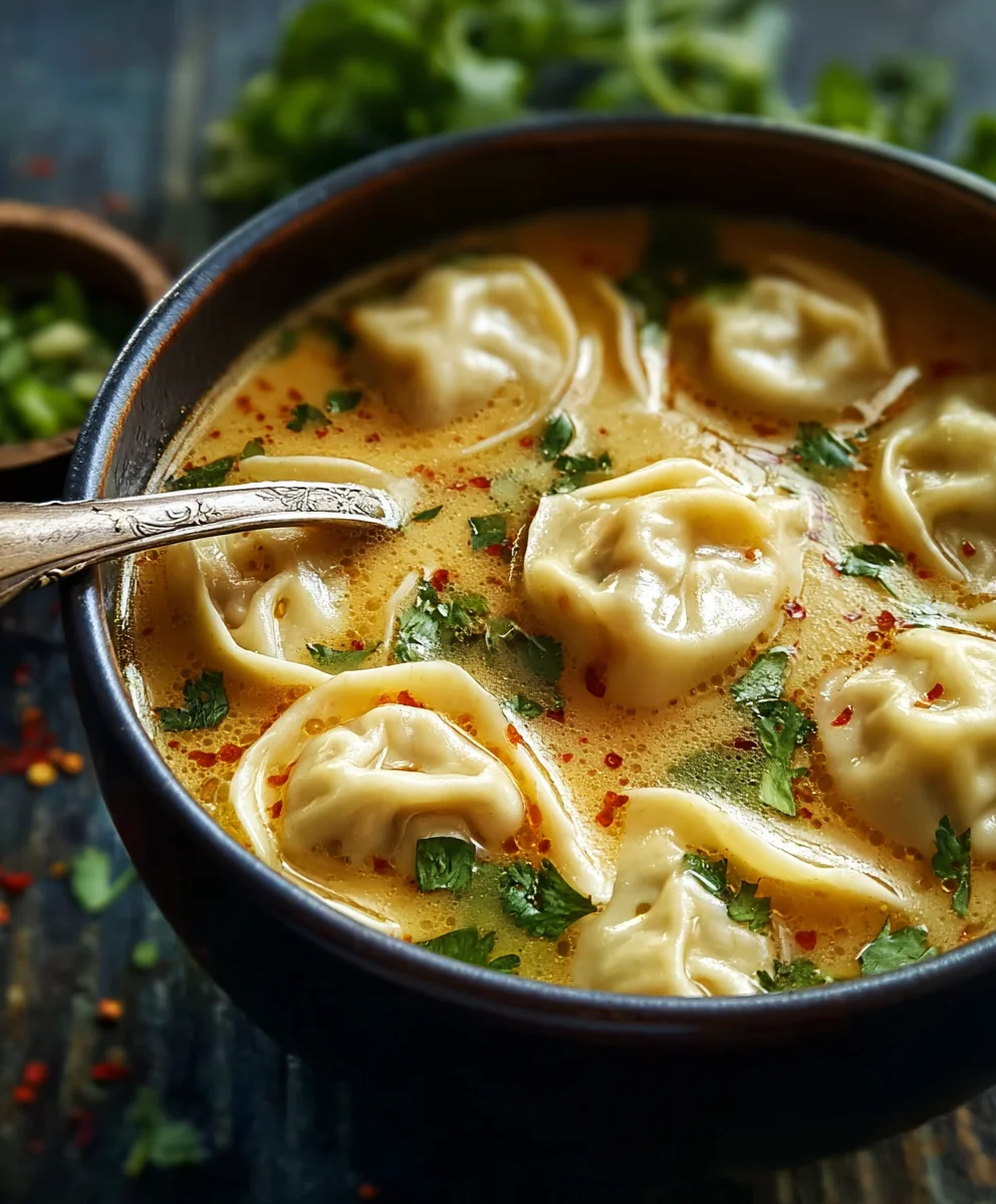 Comforting Beef Potsticker Soup - Cozy Night In